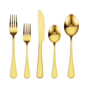 Gold Stainless Steel Flatware Set